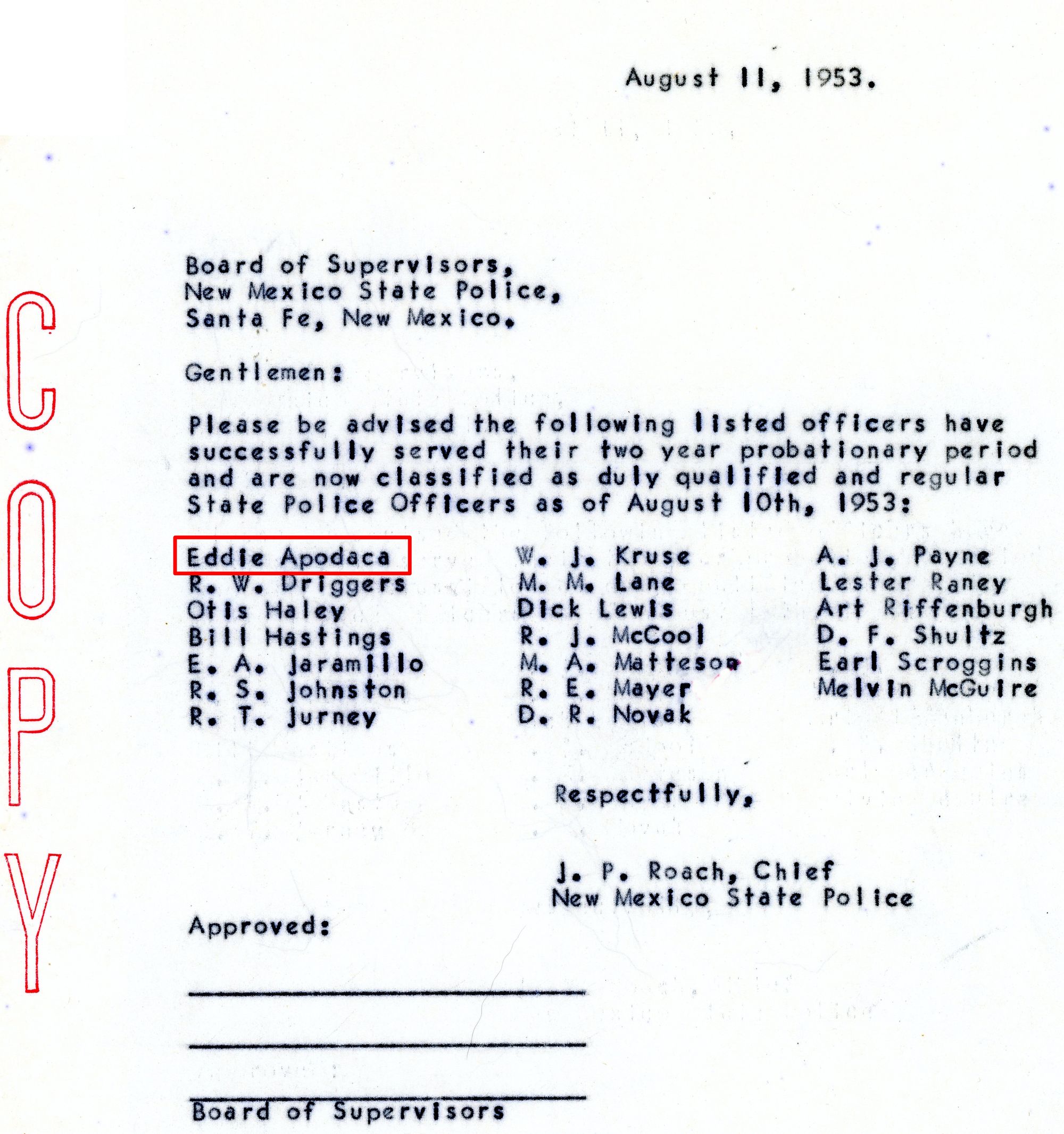 Crash Story File:                         Eddie Apodaca, the Real Policeman Who Cracked The Trinity UFO Crash Case